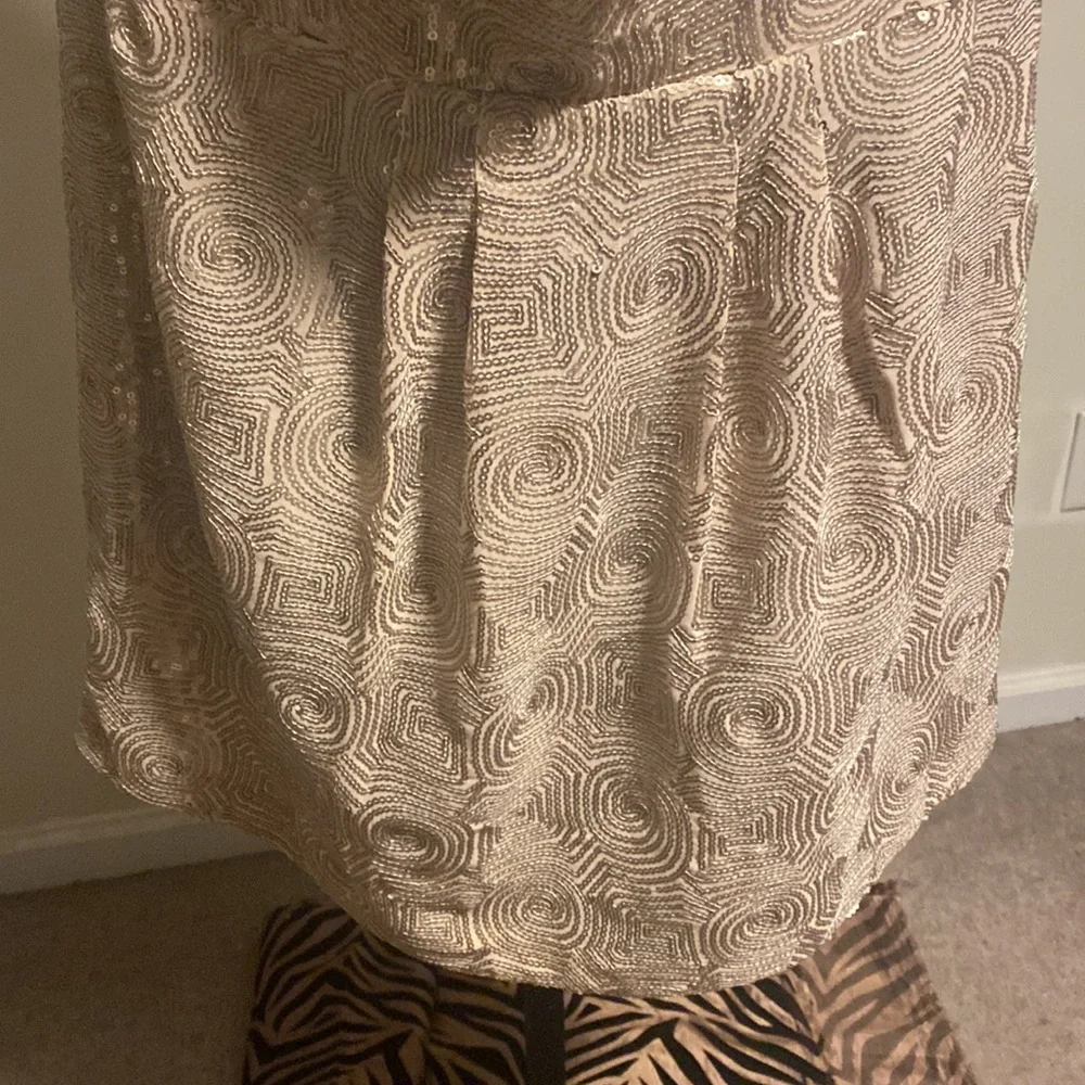 NWT FREE PEOPLE  Paris Rock Sequin French ROSE DRESS